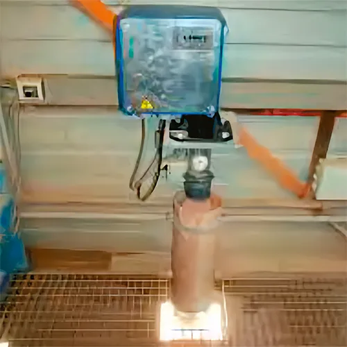 Непрерывное измерение уровня шлама в сборном резервуаре для сточной воды, поступающей с предприятия по производству гравия