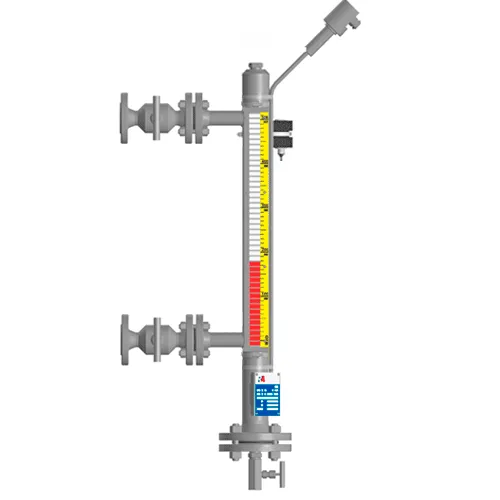 Байпасный уровнемер магнитный ILL-BM-B16-2150-7-111-50/50-FB-T1-BC-RS01SG/PH0C