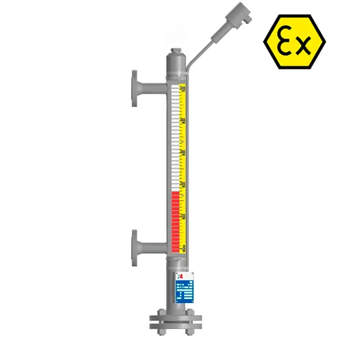 Байпасный уровнемер магнитный ILL-BM-BX40-0700-N1-100-FB-T2-SG/PH0H