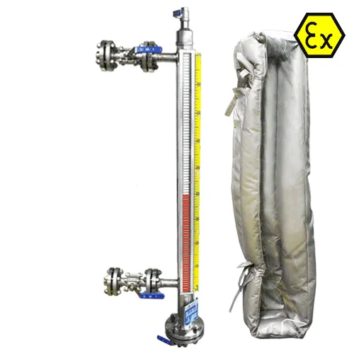 Индикатор уровня магнитный ILL-BM-BX16-0900-N2-133-FB-T2-BC-TS(-50/80/-60/60)