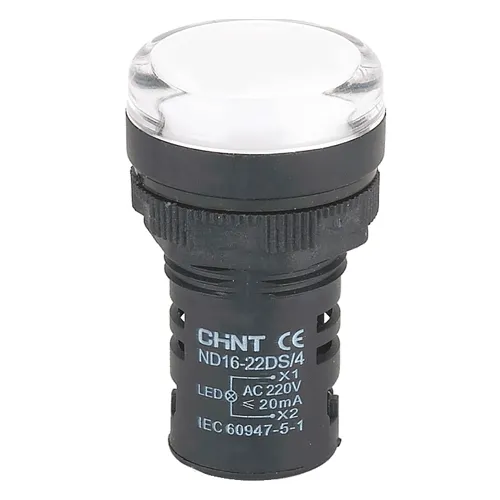 Индикатор ND16-22DS/2 белый AC/DC24В