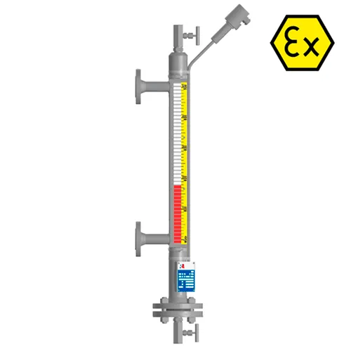 Байпасный уровнемер магнитный ILL-BM-BX40-0492-N1-130-50/20-FB-A321-T2-VC-SG/PHEW