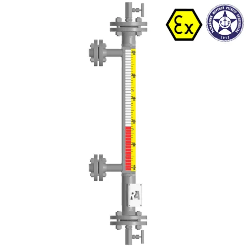 Индикатор уровня магнитный ILL-BM-BX40-0400-N1-032-FB-T2-VC(C22)-WN1/C22