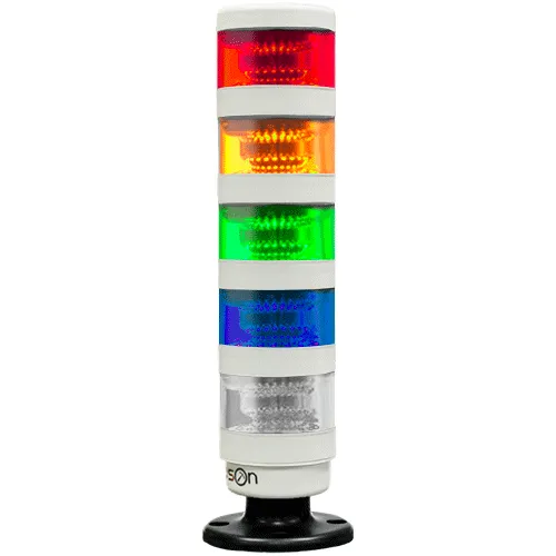 Светосигнальная колонна XSON-BTL70WT-S5NR1Y1G1B1W1-QD24-30