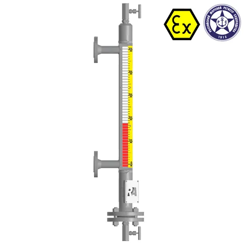 Индикатор уровня магнитный ILL-BM-BX16-0730-N1-130-50/15-FB-T2-BC