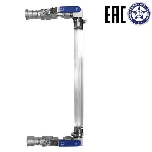 Индикатор уровня байпасный ILL-BP-A11-G1300-SSBSP3/4(PTFE-1)-HA/MV-A11/PN10-0056U