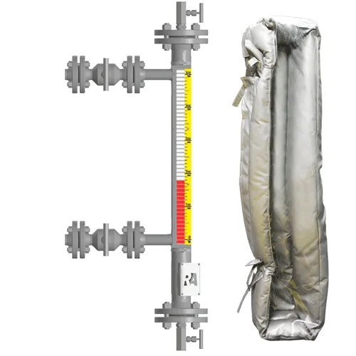 Индикатор уровня магнитный ILL-BM-B40-1000-N3-033-FB-T1-BC-WN9MN-TS(0/5/-60/60)