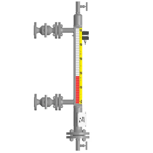 Индикатор уровня магнитный ILL-BM-B16V-1200-N1-131-50/20-W-T1-BC-RS1B1