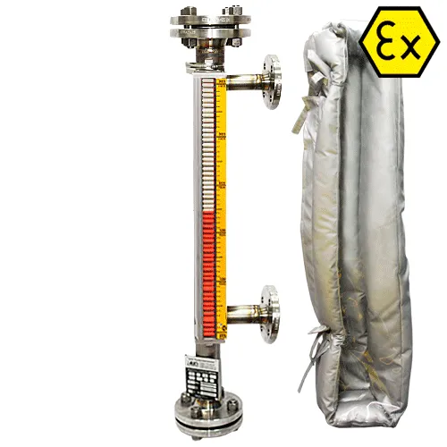 Индикатор уровня магнитный ILL-BM-BX16-2000-N3-000-FB-T2-TH(-65/45/-65/45)