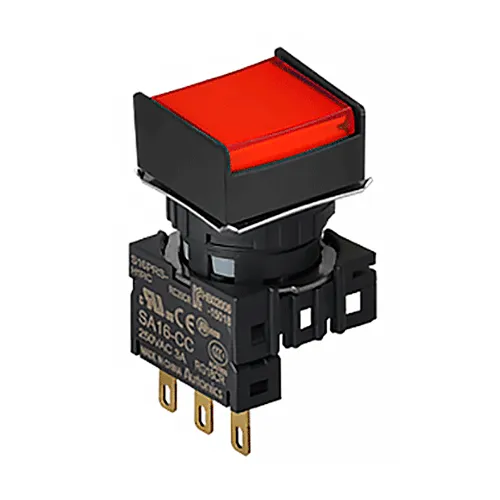 Кнопка квадратная S16PRS-H3RC24