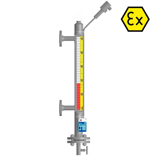Байпасный уровнемер магнитный ILL-BM-BX16-0630-N1-110-FB-T2-VC-SG/VНВW