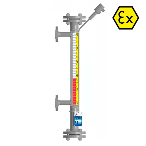 Байпасный уровнемер магнитный ILL-BM-BX16-2000-N1-000-FB-T2-SG/PH0H