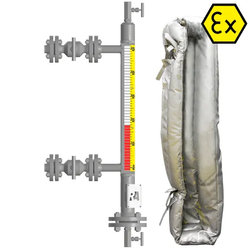 Индикатор уровня магнитный ILL-BM-BX16-1100-N3-133-FB-T2-BC-TS(-50/80/-60/60)