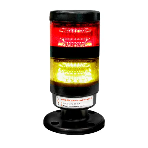 Светосигнальная колонна XSON-BTL70BK-S2NRY-LN24-30