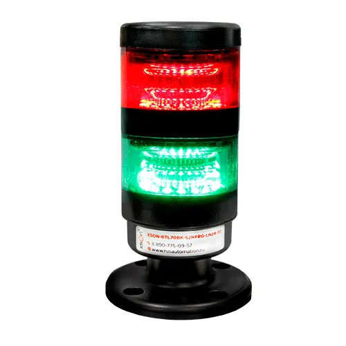 Светосигнальная колонна XSON-BTL70BK-S2NRG-LN24-30