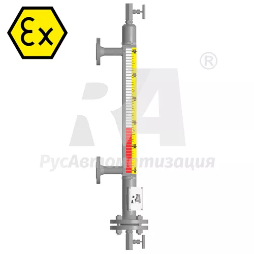 Индикатор уровня магнитный ILL-BM-BX16-0730-N1-130-50/15-FB-T2-BC