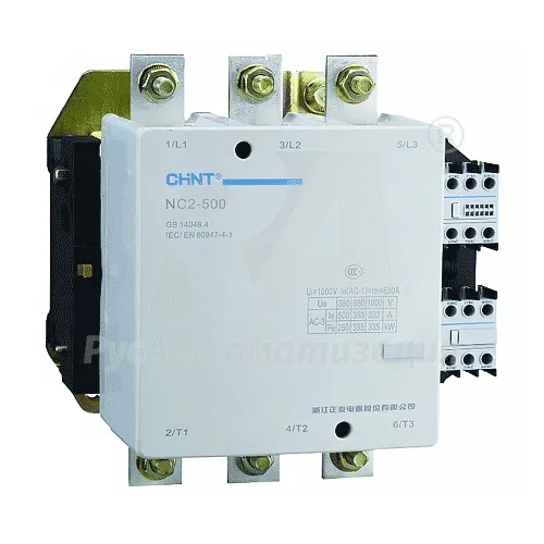 Контактор NC2-500NS 500А 230В/АС3 50Гц