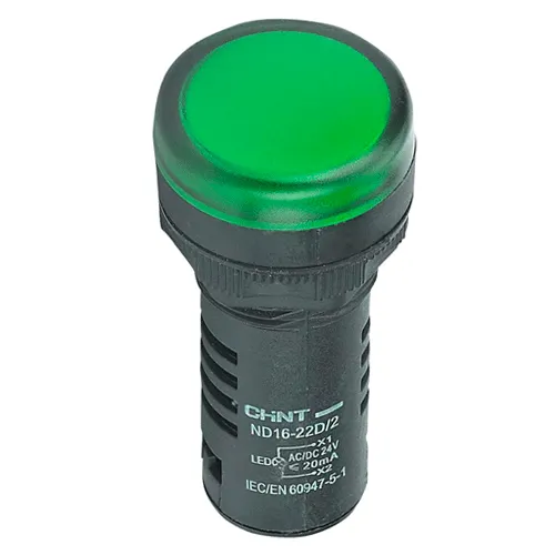Индикатор ND16-22D/2 зеленый AC/DC230В