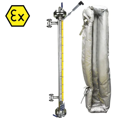 Байпасный уровнемер магнитный ILL-BM-BX16-1050-N3-032-FB-T2-BC-SG/PHВC-TH(60/80/-40/60)