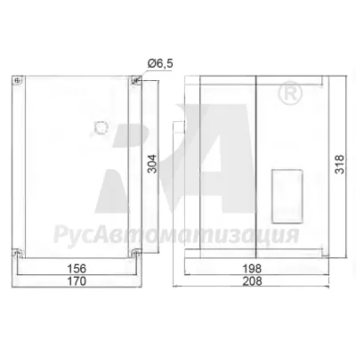 Габаритные размеры SPK153B43P фото