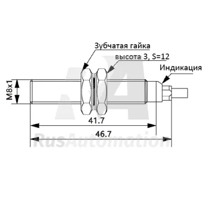 Габаритные размеры TRF08-1.5PC фото