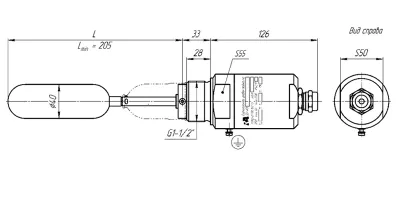 Габаритные размеры SLL-FS-N-S-25-1-I-B1 фото