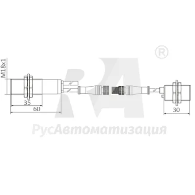 Габаритные размеры MUD-60N-400 фото