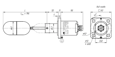 Габаритные размеры SLL-FS-N-S-25-0-I-B1 фото