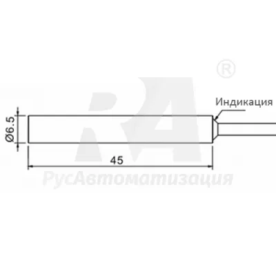 Габаритные размеры TYF6.5-03NO фото