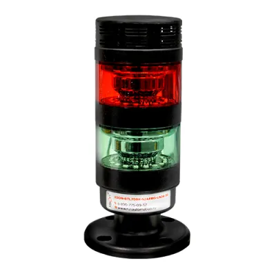 Светодиодная сигнальная колонна XSON-BTL70BK-S2AFRG-LN24-30  фото