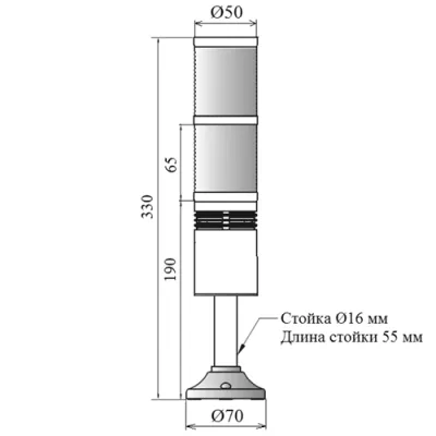 Габаритные размеры LTA-505-2-24-TJ-RG фото