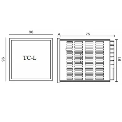 Габаритные размеры TC-L-C-2 фото