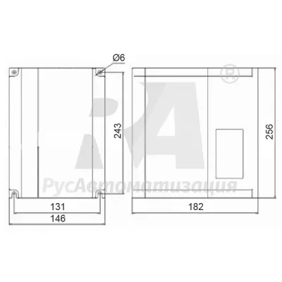 Габаритные размеры SPK113B43P фото