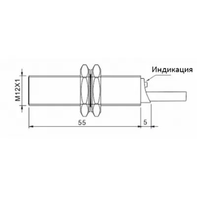 Габаритные размеры TGF12-02NO2 фото