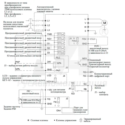 Схема подключения SPT20-112E43G  фото