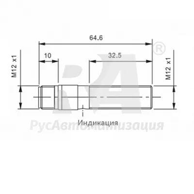 Габаритные размеры TPF12-04NR-E2 фото