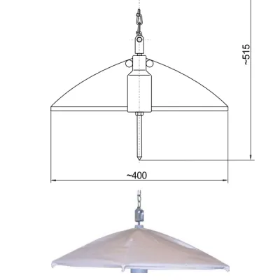 Габаритные размеры измерительного груза уровнемера IL-LT 01DCP0.1F.3A.4A.61.81  фото