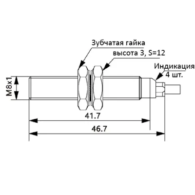 Габаритные размеры TLF08-02PC фото
