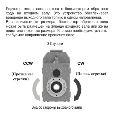 Блокиратор обратного хода для редуктора D503-345.35-M1-5-P71B5 фото