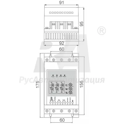 Габаритные размеры SSD222A21E фото