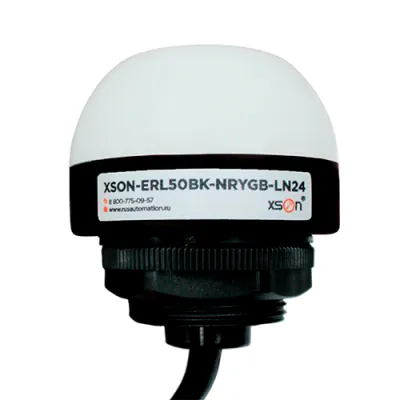 Светосигнальный индикатор XSON-ERL50BK-NRYGB-LN24 фото