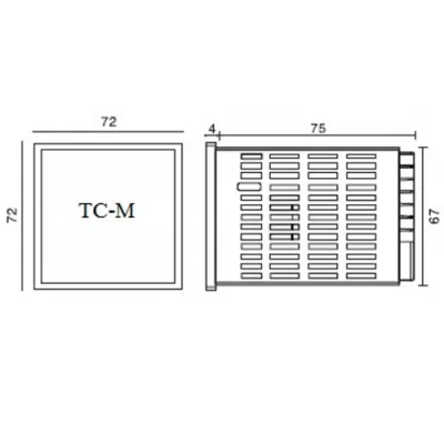 Габаритные размеры TC-M-C-2 фото