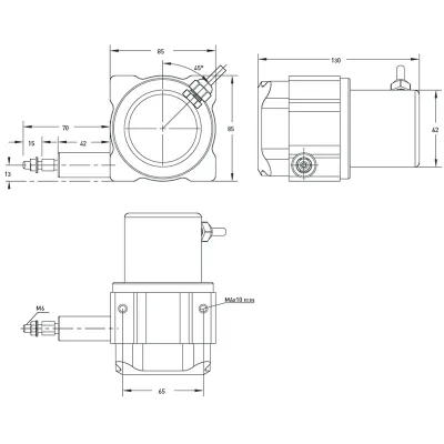 Габаритные размеры DWPM 2 3500 D I4 8MR фото