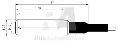 Габаритные размеры MPM489WZ3[0~7mH2O]10-E-22-Yb фото