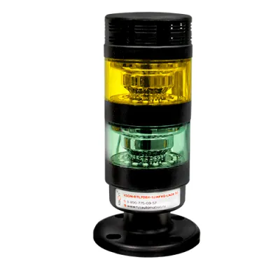 Светодиодная сигнальная колонна XSON-BTL70BK-S2AFYG-LN24-30  фото