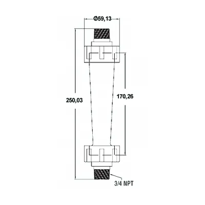 Габаритные размеры LFMD-10-C2 фото