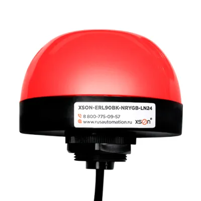 Светосигнальный маячок XSON-ERL90BK-NRYGB-LN24 фото