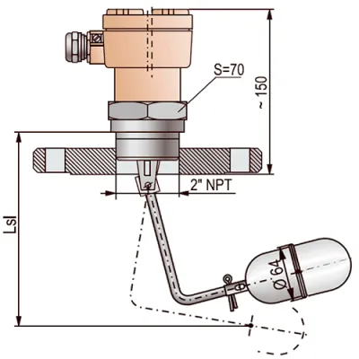 Габаритные размеры MKA-211-4 