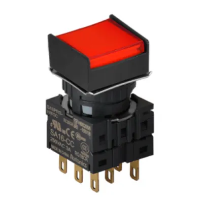 Кнопка квадратная S16PRS-H2R3C фото