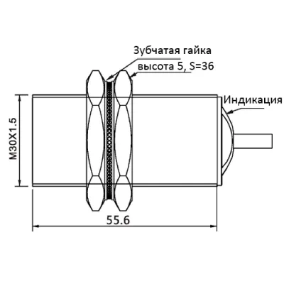 Габаритные размеры TLF30-16PC фото